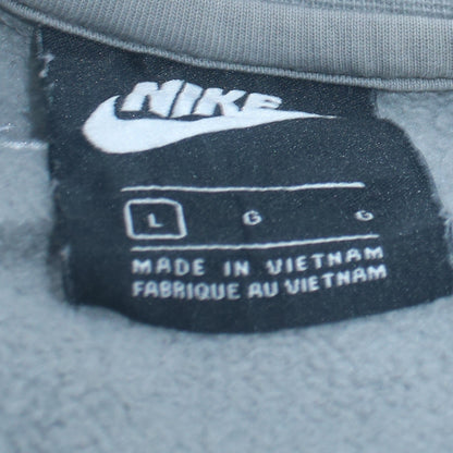 Mens UK Size L Nike Grey Pullover Sweatshirt