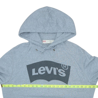 Mens UK Size L Levi's Grey Pullover Hoodie