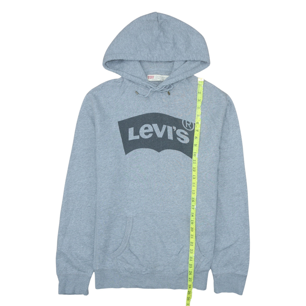 Mens UK Size L Levi's Grey Pullover Hoodie