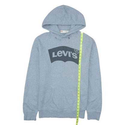 Mens UK Size L Levi's Grey Pullover Hoodie