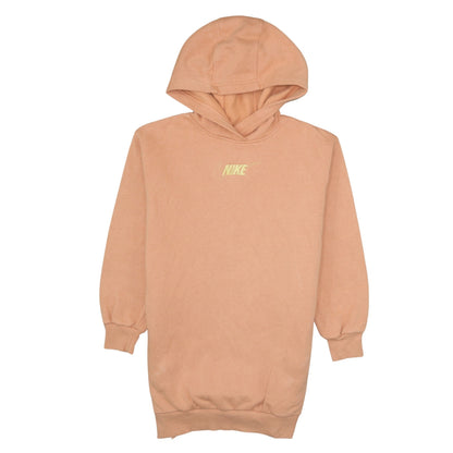 Girls UK Size 8-9 Years Nike Beige Pullover Hoodie