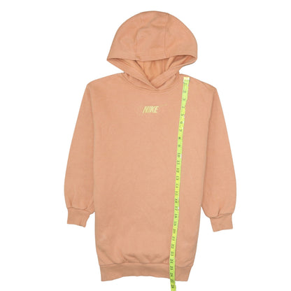 Girls UK Size 8-9 Years Nike Beige Pullover Hoodie
