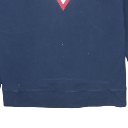 Mens UK Size M GUESS Blue Pullover Sweatshirt