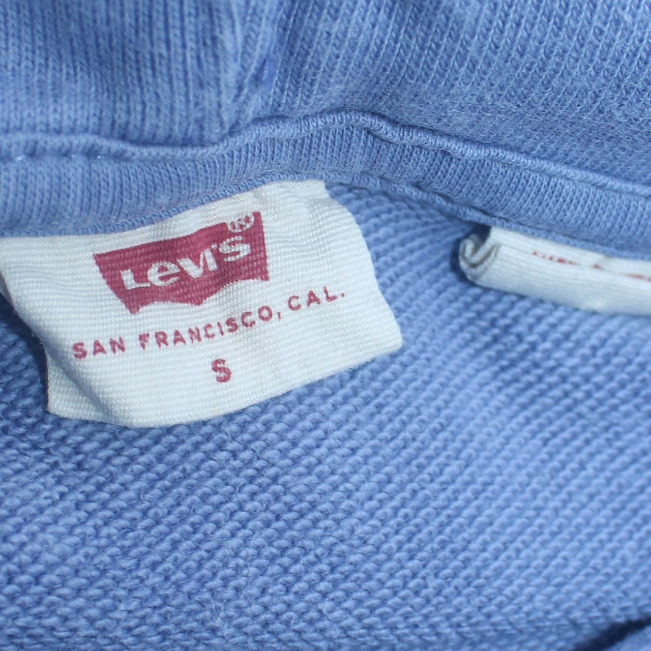 Womens UK Size S Levi's Blue Pullover Hoodie