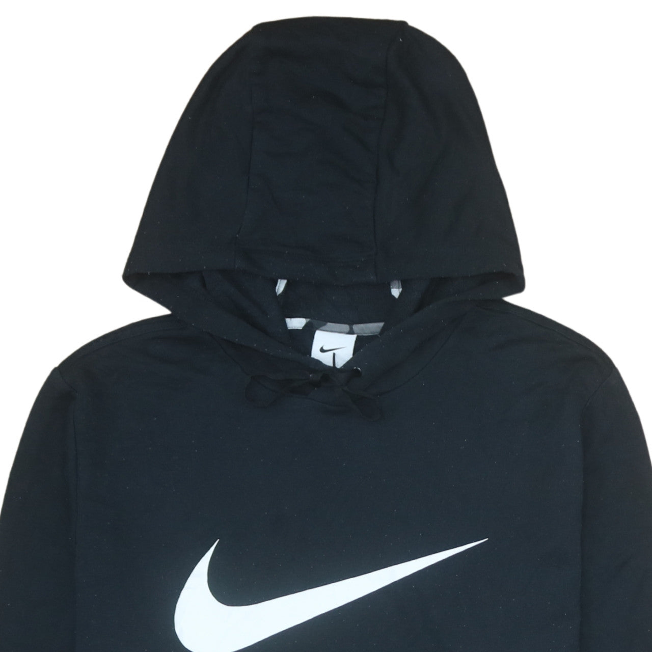 Womens UK Size L Nike Black Pullover Hoodie