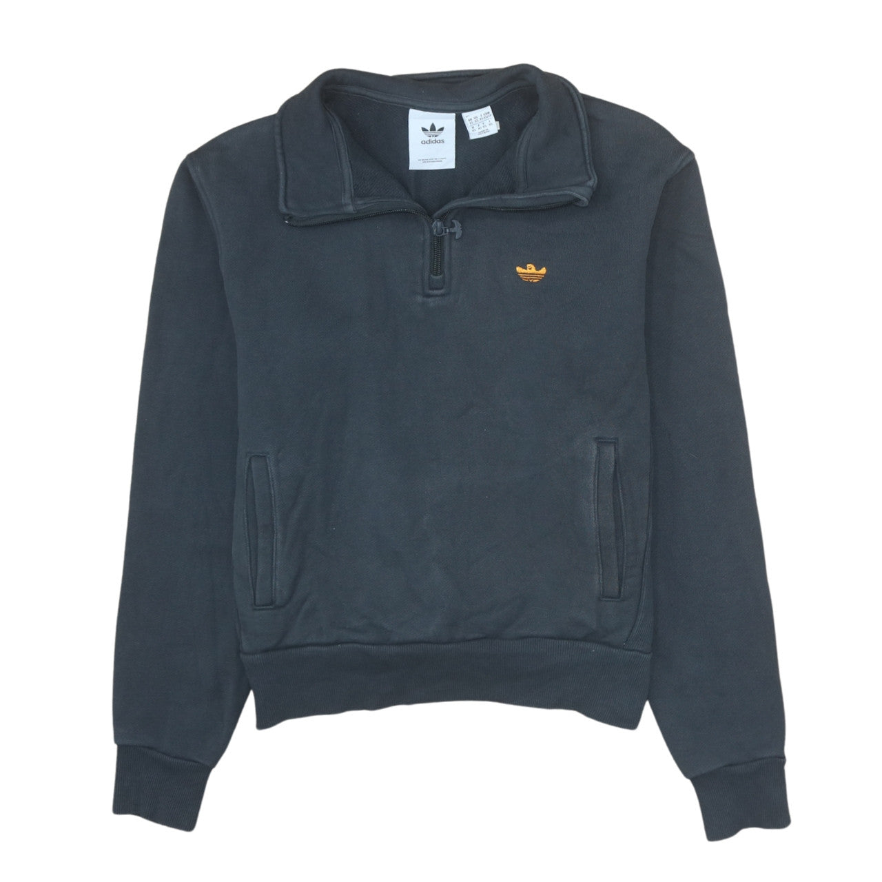 Womens UK Size XS adidas Black Pullover Sweatshirt
