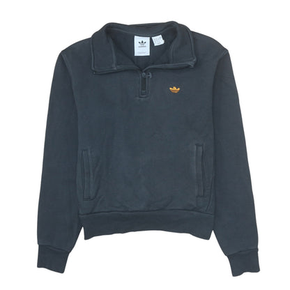 Womens UK Size XS adidas Black Pullover Sweatshirt
