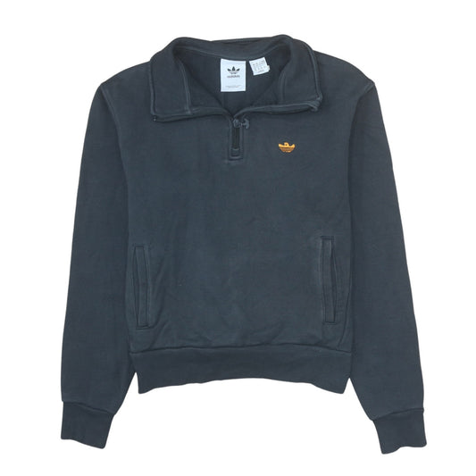 Womens UK Size XS adidas Black Pullover Sweatshirt