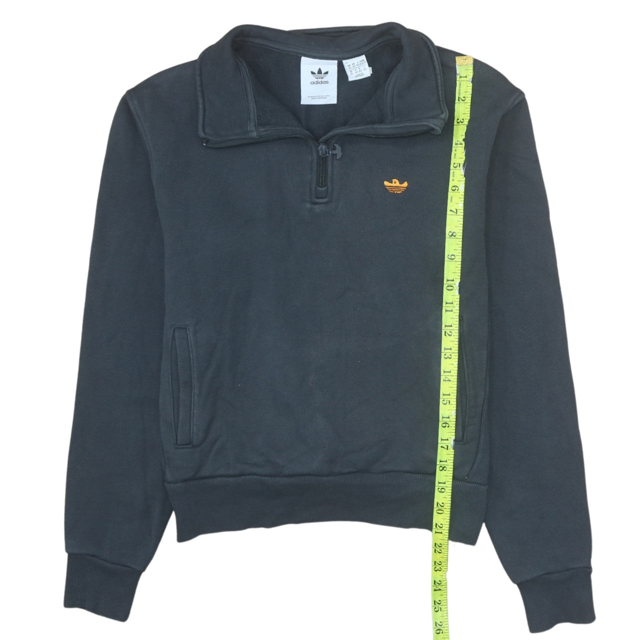Womens UK Size XS adidas Black Pullover Sweatshirt