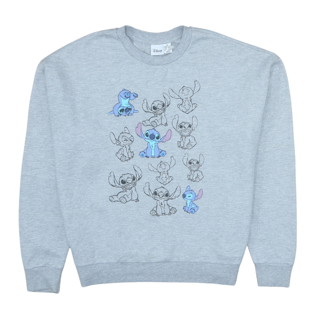 Womens UK Size M Disney Grey Pullover Sweatshirt