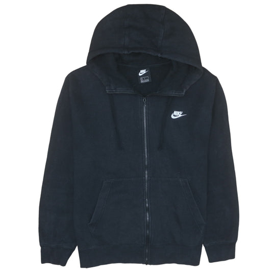 Mens UK Size L Nike Black Full Zip Hoodie