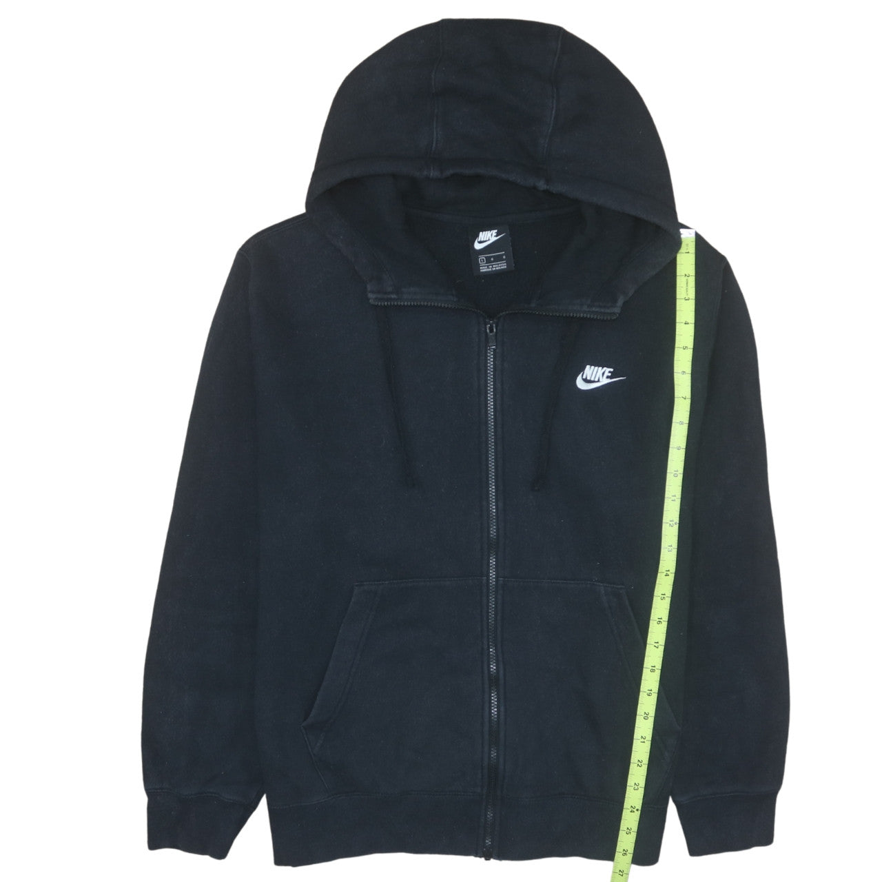 Mens UK Size L Nike Black Full Zip Hoodie
