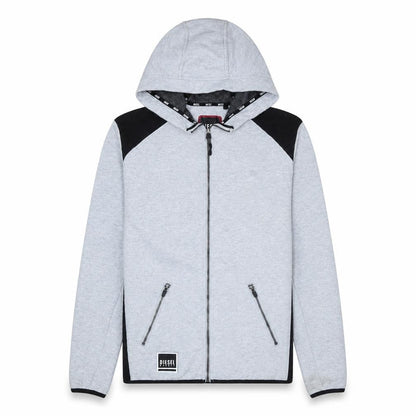 Mens UK Size M Diesel Grey Full Zip Hoodie