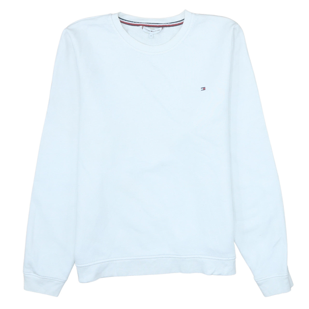 Mens UK Size M Tommy Hilfiger White Pullover Sweatshirt