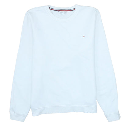 Mens UK Size M Tommy Hilfiger White Pullover Sweatshirt
