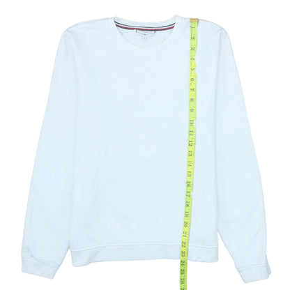 Mens UK Size M Tommy Hilfiger White Pullover Sweatshirt
