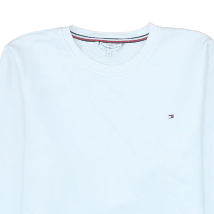 Mens UK Size M Tommy Hilfiger White Pullover Sweatshirt