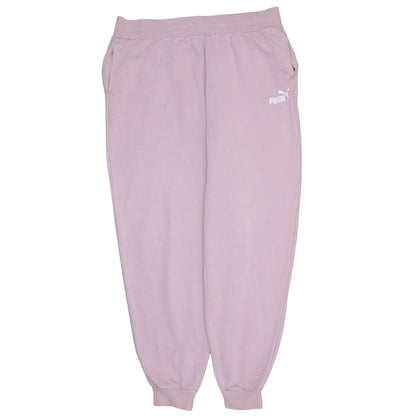 Womens UK Size XL PUMA Regular Fit Jogger Pink Trousers