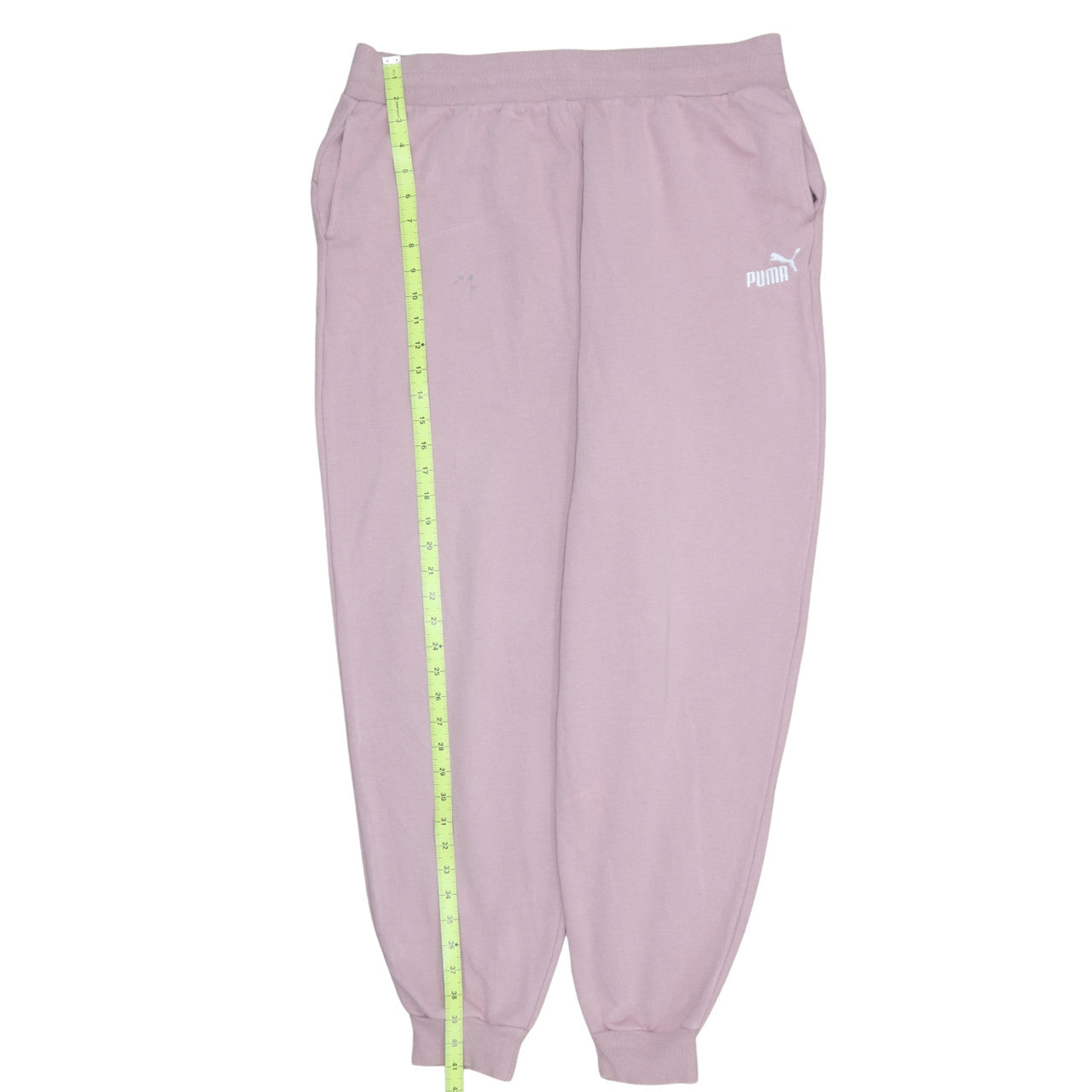 Womens UK Size XL PUMA Regular Fit Jogger Pink Trousers