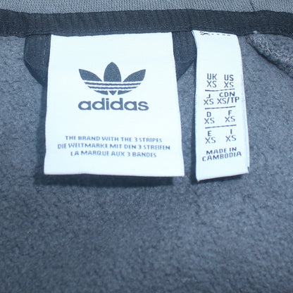 Mens UK Size XS adidas Grey Full Zip Hoodie