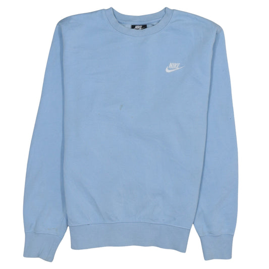 Womens UK Size XS Nike Blue Pullover Sweatshirt