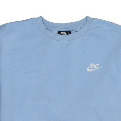 Womens UK Size XS Nike Blue Pullover Sweatshirt