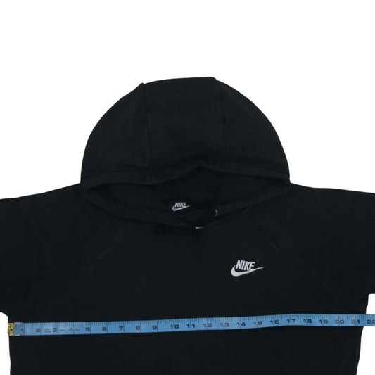 Womens UK Size S Nike Black Pullover Hoodie