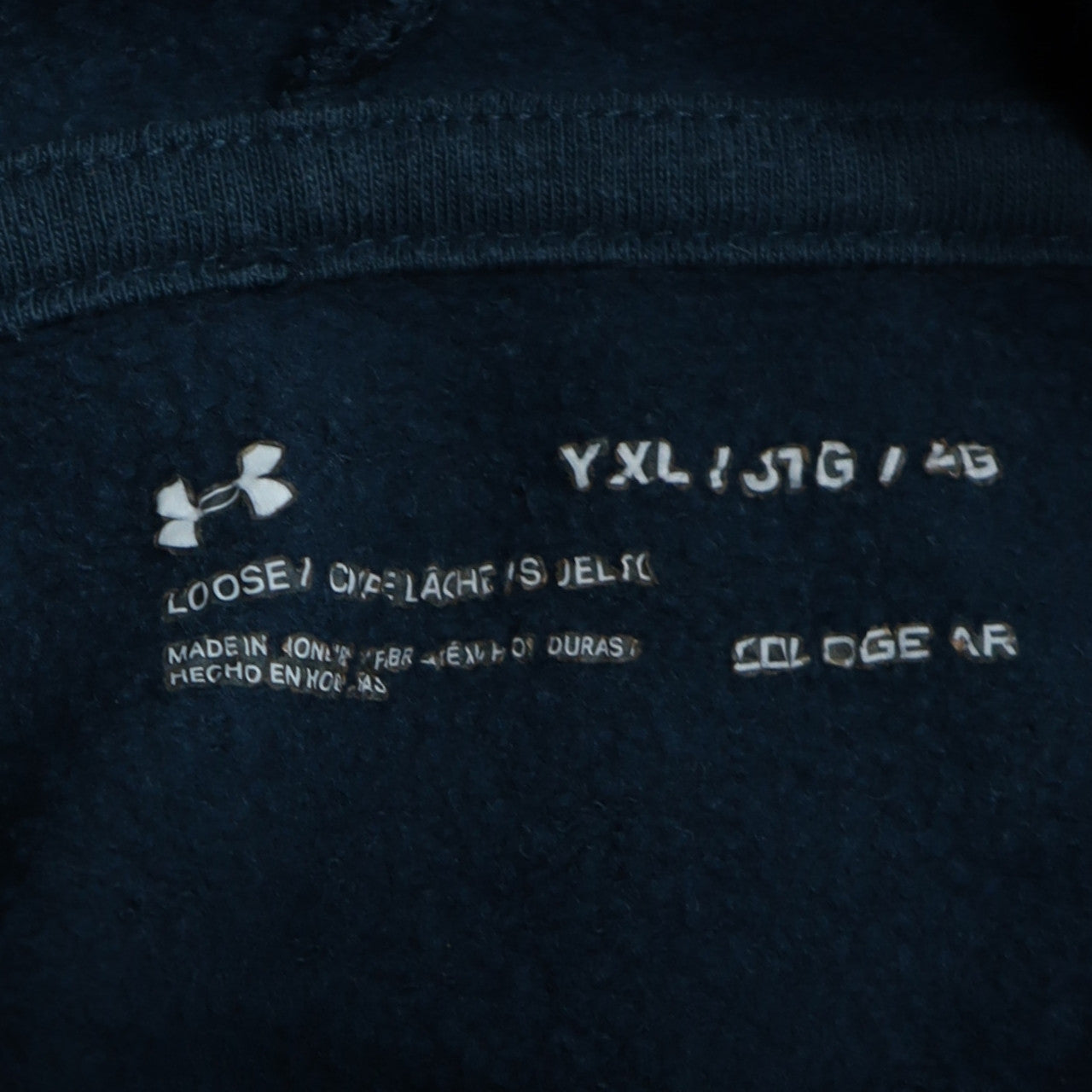 Teens UK Size XL Under armour Blue Pullover Hoodie