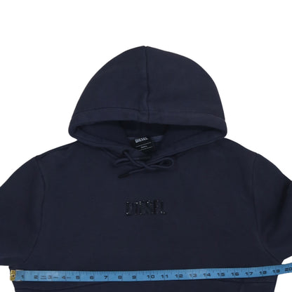 Womens UK Size S Diesel Blue Pullover Hoodie