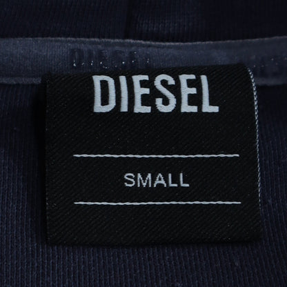 Womens UK Size S Diesel Blue Pullover Hoodie