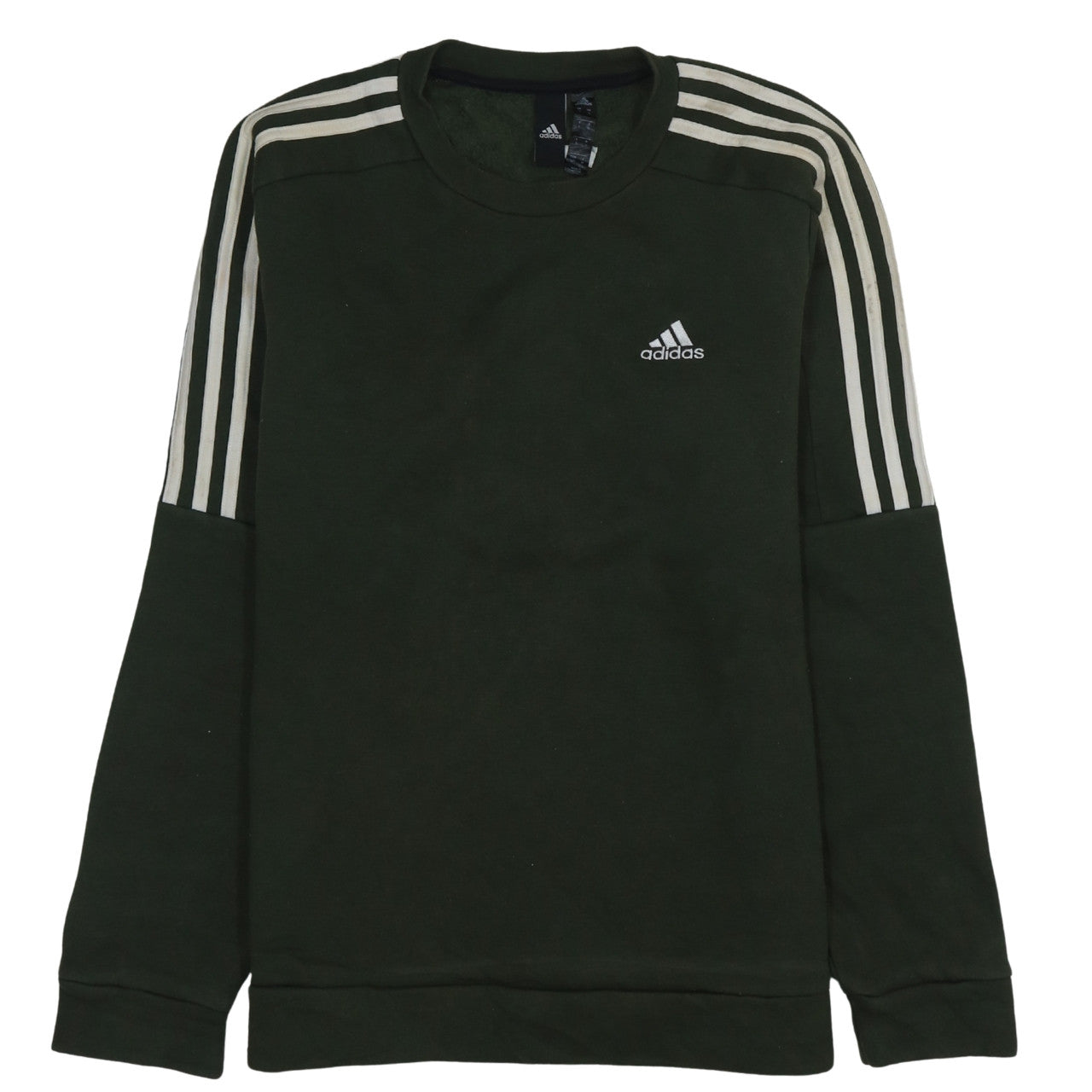 Mens UK Size S adidas Green Pullover Sweatshirt