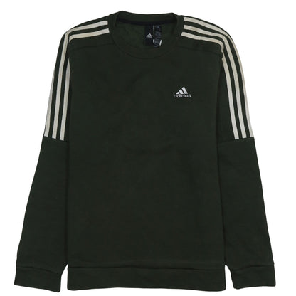 Mens UK Size S adidas Green Pullover Sweatshirt