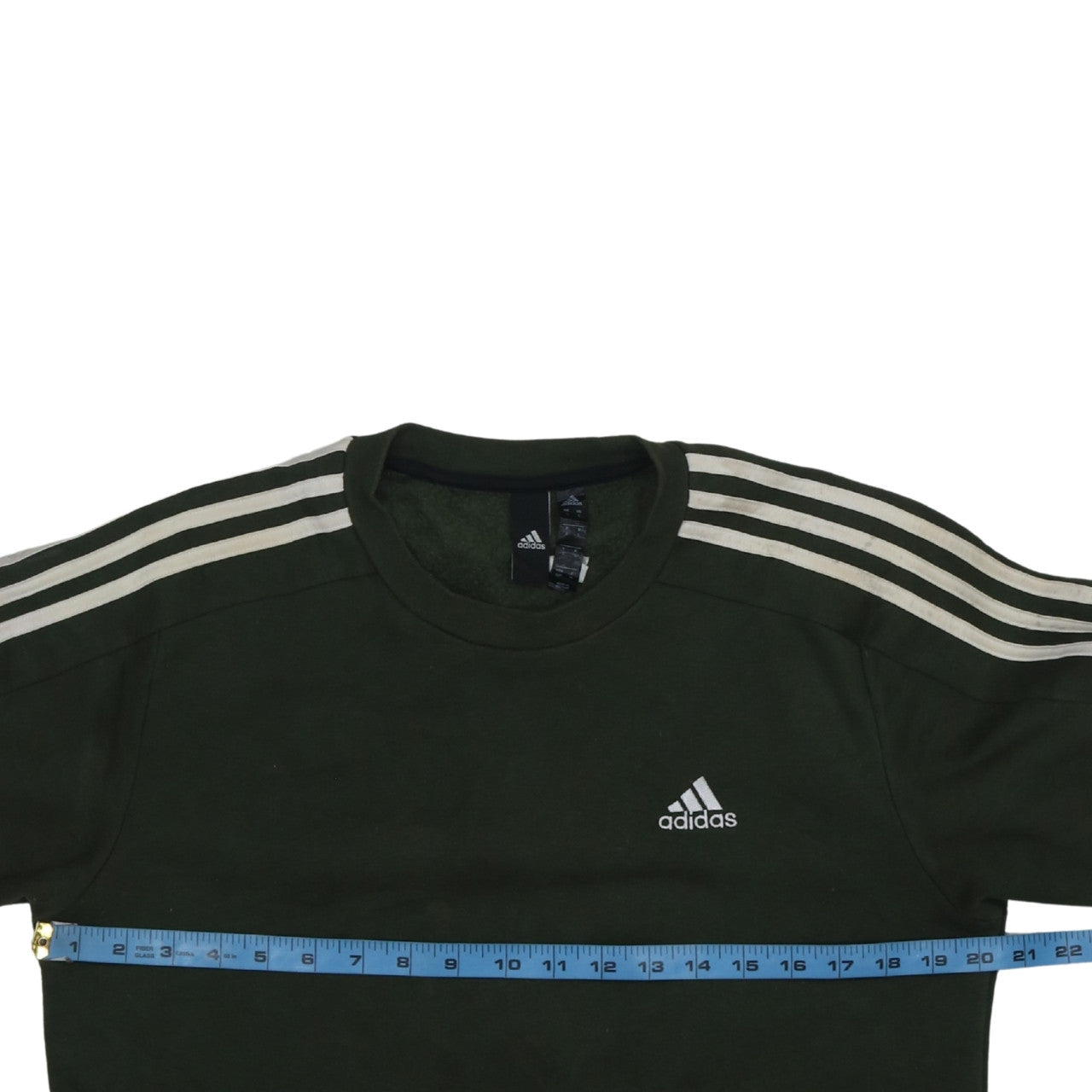 Mens UK Size S adidas Green Pullover Sweatshirt