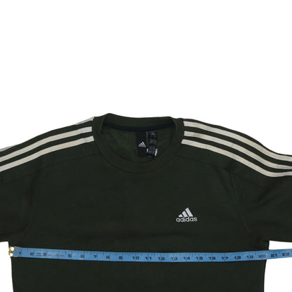 Mens UK Size S adidas Green Pullover Sweatshirt