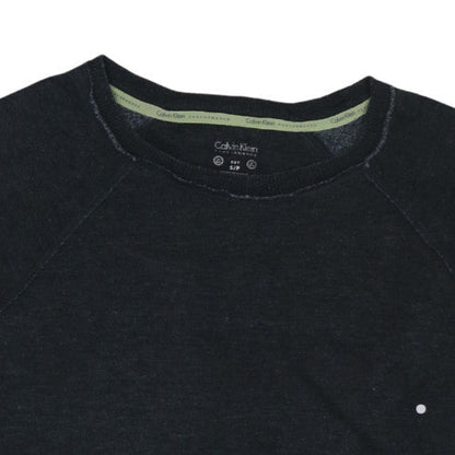 Womens UK Size S Calvin Klein Black Pullover Sweatshirt