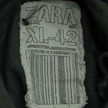 Mens UK Size XL Zara Green Pullover Hoodie