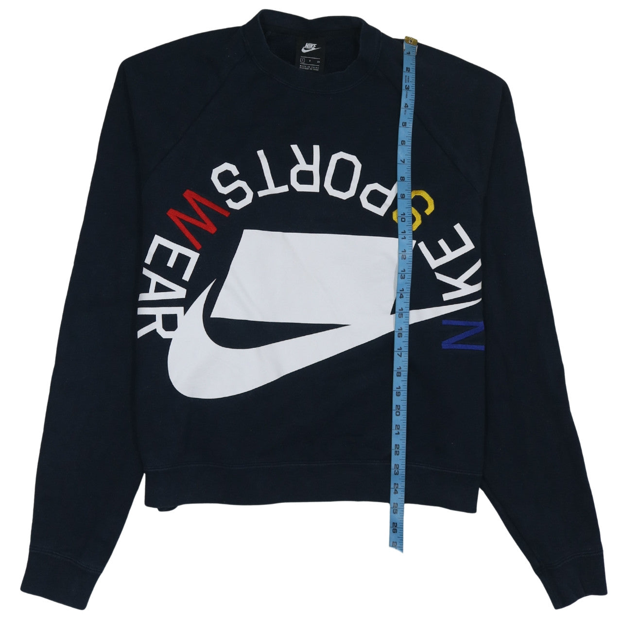 Womens UK Size S Nike Black Pullover Sweatshirt