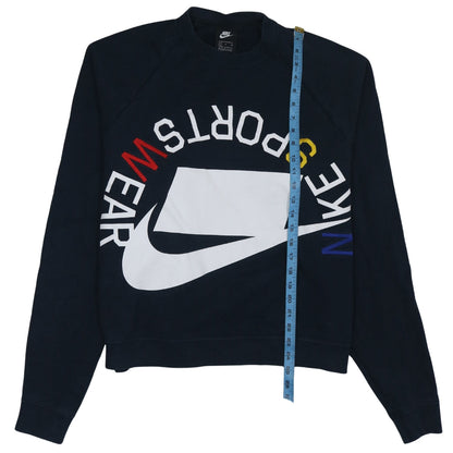 Womens UK Size S Nike Black Pullover Sweatshirt