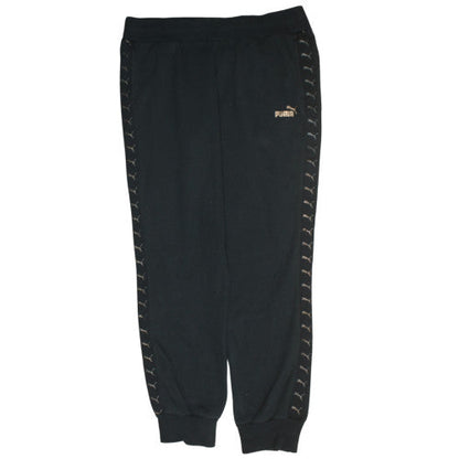 Womens UK Size 16 PUMA Regular Fit Jogger Black Trousers