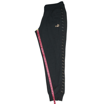 Womens UK Size 16 PUMA Regular Fit Jogger Black Trousers
