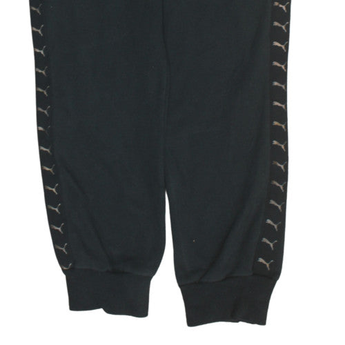 Womens UK Size 16 PUMA Regular Fit Jogger Black Trousers