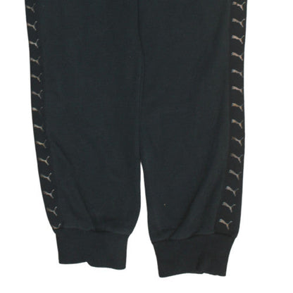 Womens UK Size 16 PUMA Regular Fit Jogger Black Trousers