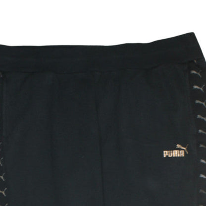 Womens UK Size 16 PUMA Regular Fit Jogger Black Trousers