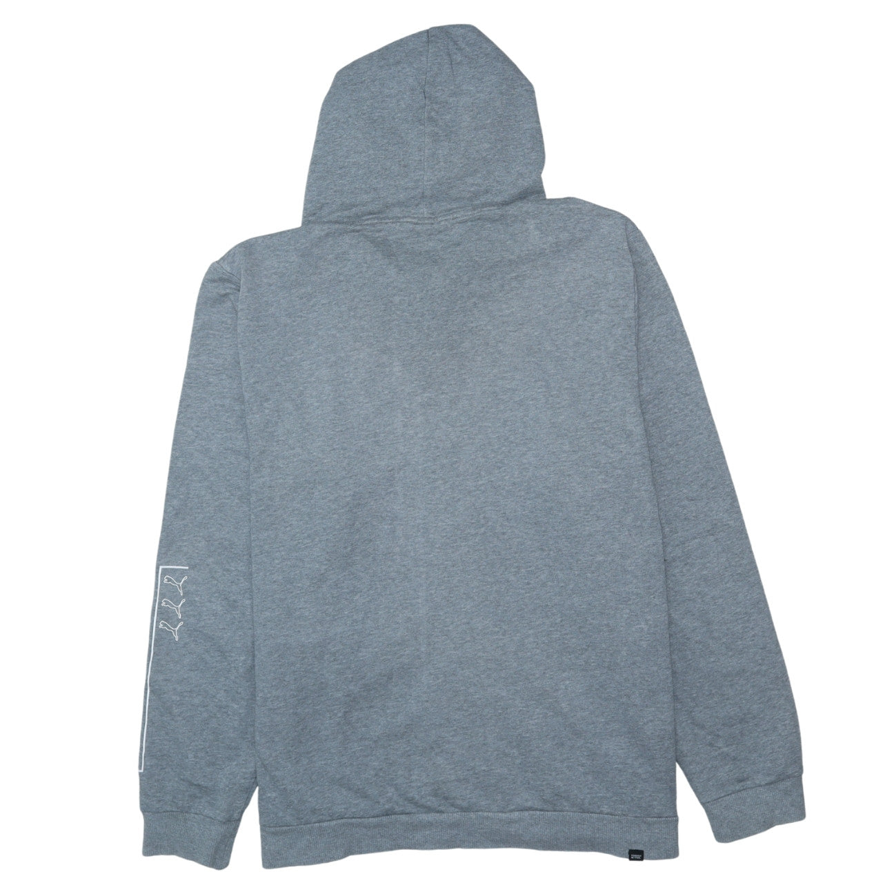 Mens UK Size XL PUMA Grey Full Zip Hoodie