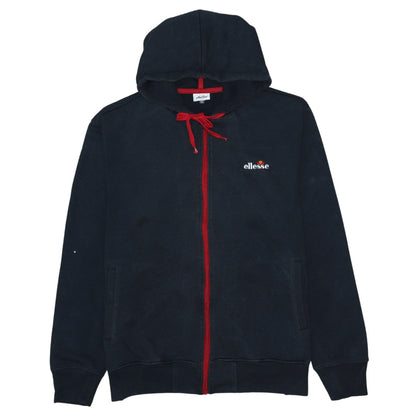 Mens UK Size XL ellesse Black Full Zip Hoodie