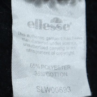 Mens UK Size XL ellesse Black Full Zip Hoodie