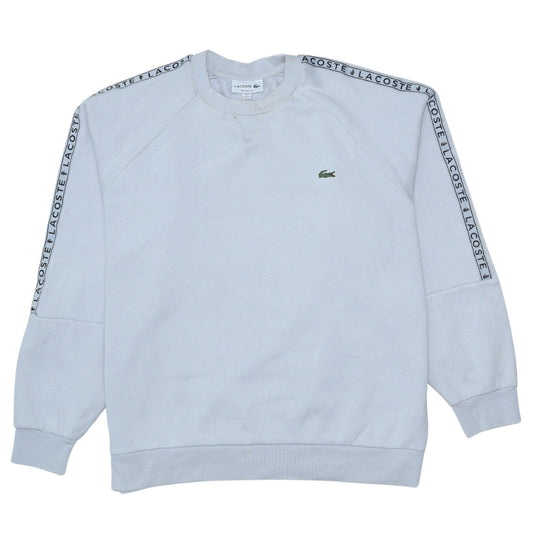 Womens UK Size L Lacoste White Pullover Sweatshirt