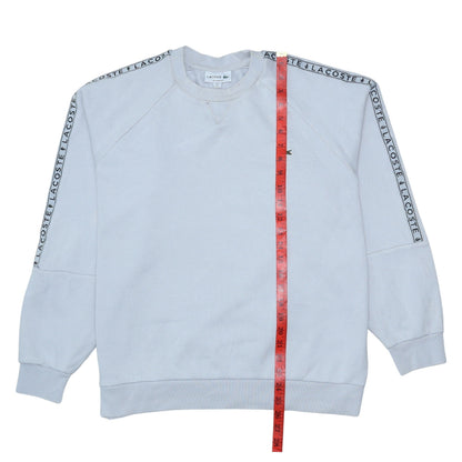 Womens UK Size L Lacoste White Pullover Sweatshirt