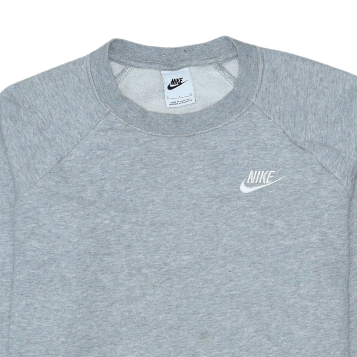Mens UK Size S Nike Grey Pullover Sweatshirt