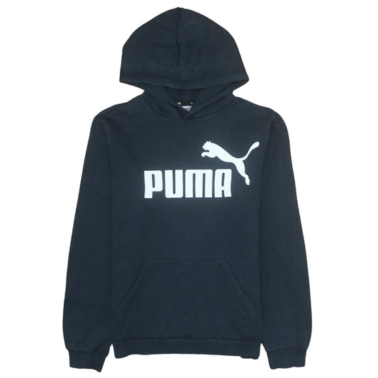 Boys UK Size 15-16 Years PUMA Black Pullover Hoodie